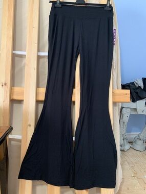 NWT Satina Black Boot-Cut Pants